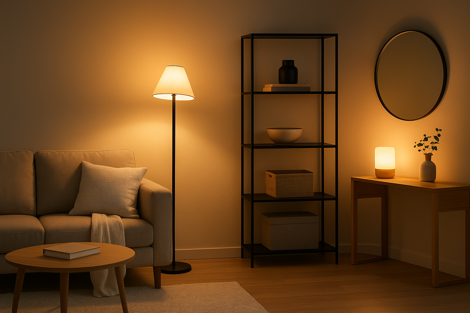 Luz que conta história: como a iluminação transforma sua casa em 24 horas